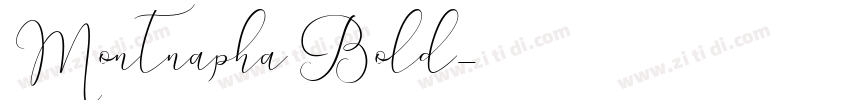 Montnapha Bold字体转换